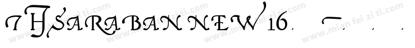 TH SARABAN NEW 16 号字体转换
